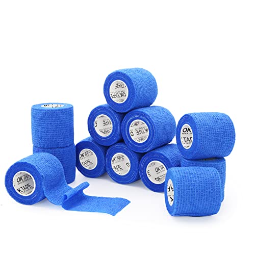 Self Adherent Cohesive Bandages Wrap 12Packs 2" x 5 Yards (12 Count)