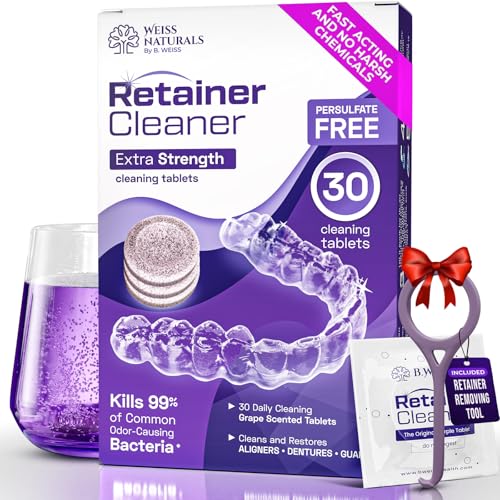 Weiss Naturals Retainer Cleaner Tablets (30 Count)