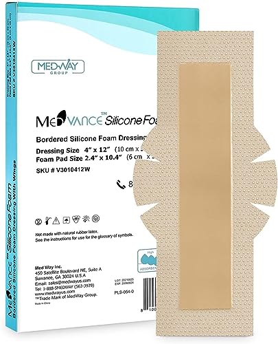 Silicone Foam Adhesive Dressing (5 Count)