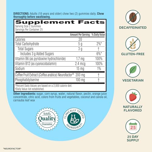 Plus Decaff Nootropic Brain Supplement for Memory (100 Count)