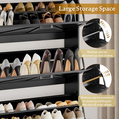 Shoe Cabinet Storage for Entryway
