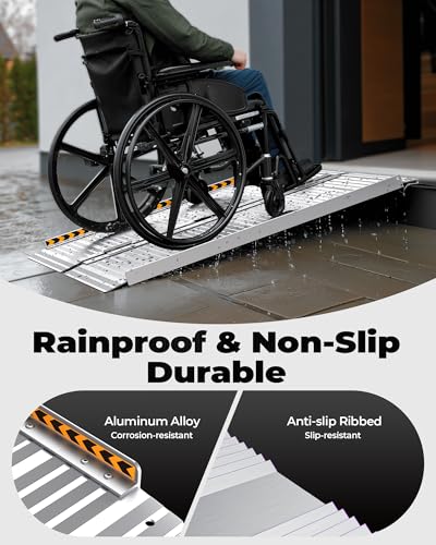 FACHNUO Portable Wheelchair Ramp 2FT (11 1)