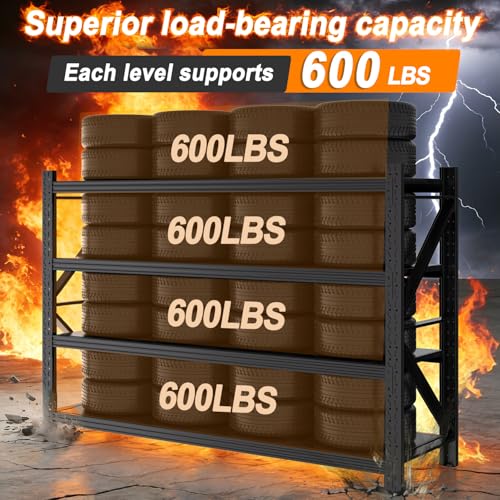 3 Sets Garage Shelves Heavy Duty 73" H*57" W*23.6" D