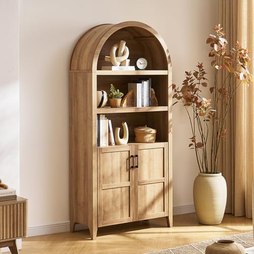 Lauren 77.4" Tall Arched Cabinet