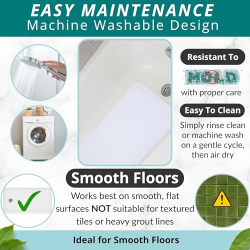 Non Slip Bath Mat for Tub and Shower Floors