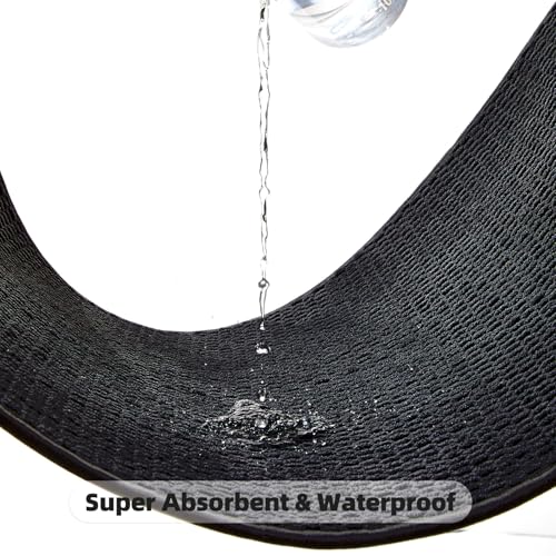 Black Toilet Rug (480 sq in)