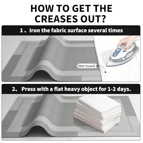 Non Slip Bath Mat Long Ultra Thin Bathroom Rugs Runner Fit Under Door (11 Sq Ft)