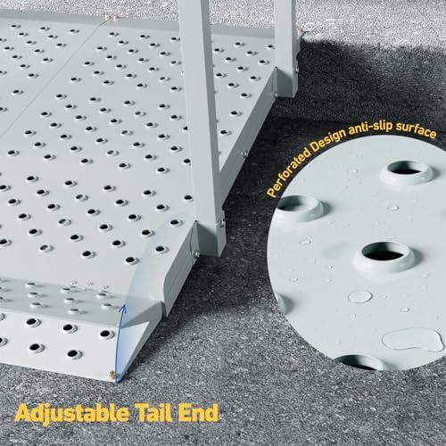 Portable Wheelchair Ramp with Handrails