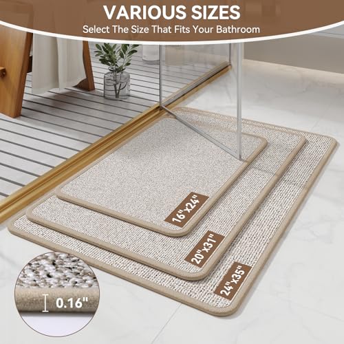 Bathroom Rugs Non Slip Washable