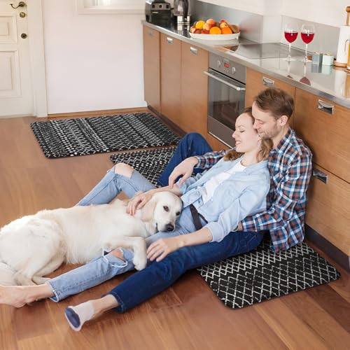 Anti Fatigue Kitchen Mats for Floor (2 Count)