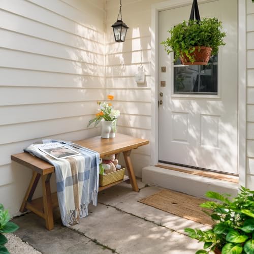 43 Inch Farmhouse Storage Bench