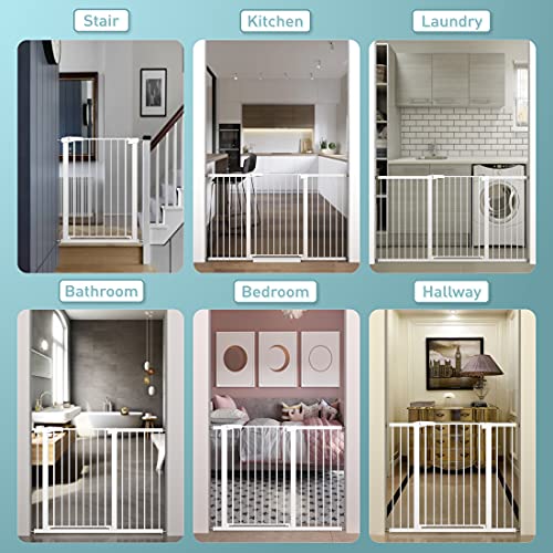 38" Extra Tall Baby Gate for Stairs