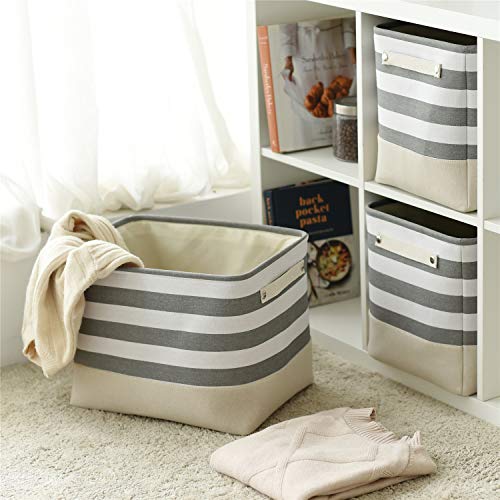 Extra Large Cube Storage Bins Baskets for Organizing (3 Count)