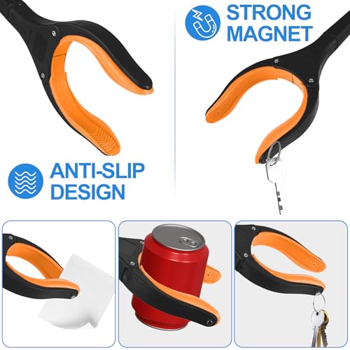 6 Pack 32 Inch Commercial Trash Grabber for Elderly Assist