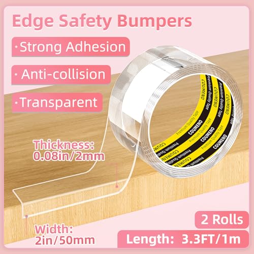 Corner Protector Clear Baby Proofing Edge Guard (2 Count)