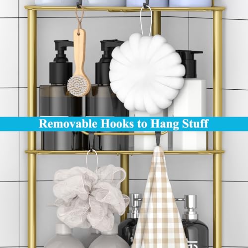 Metal Floor Standing Corner Shower Caddy