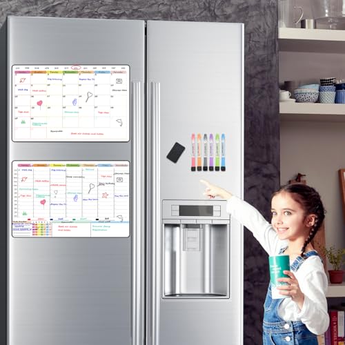 Adhesive Dry Erase Calendar for Wall