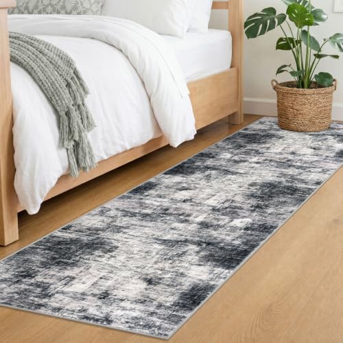 Abstract Runner Rug 2x7 Ft Washable Runners for Hallways (14 Sq Ft)