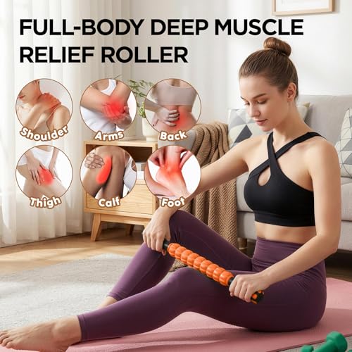 Muscle Roller & Massage Roller Stick for Athletes