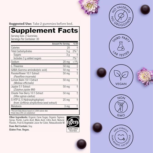 Sleepyhead Natural Sleep Gummies for Women (60 Count)