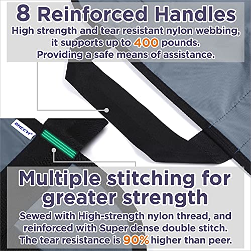 Multipurpose 48" x 40" Positioning Bed Pad with Reinforced Handles