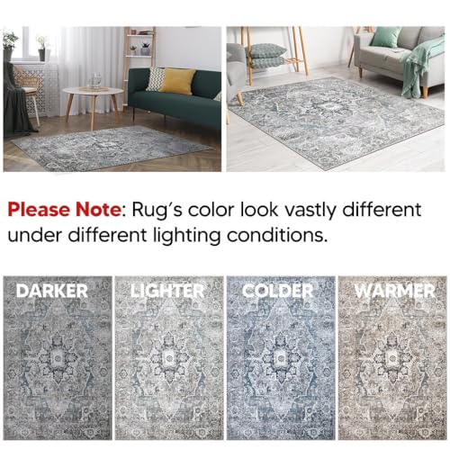 Vintage Washable Entryway Rug