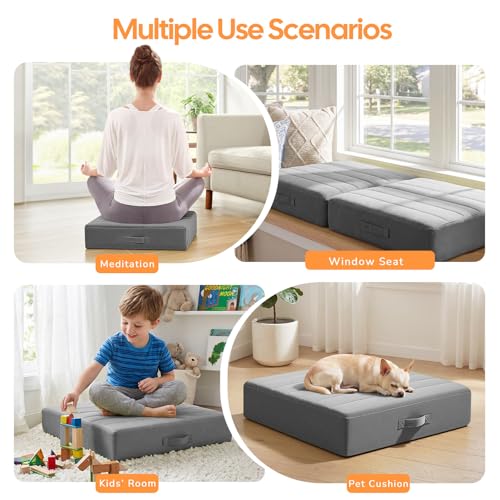 Square Floor Pillow for Adults Kids