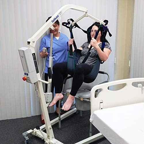 Universal Divided Leg Patient Lift Sling with Headrest