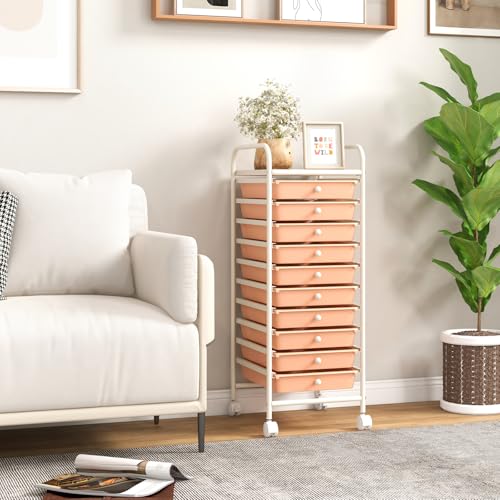10 Drawer Storage Cart w