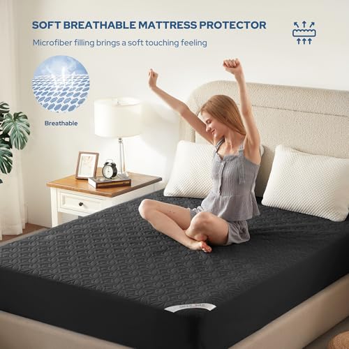 2 Pack Waterproof Mattress Protector Twin Size (2 Count)