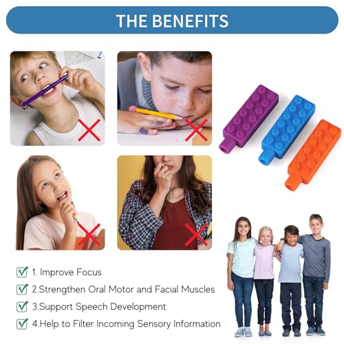 6 Packs Sensory Pencil Toppers for Sensory Kids (6 Count)
