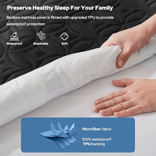 2 Pack Waterproof Mattress Protector California King Size (2 Count)