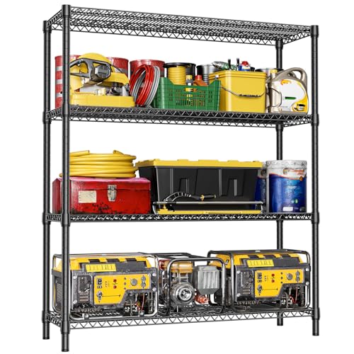 4 Tier Metal Garage Shelving (4 Count)