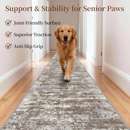 Hallway Runner Rug 2x10 Textured Non Slip Carpet Runner (20 Sq Ft)