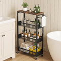 7.1" Wide Slim Rolling Utility Cart