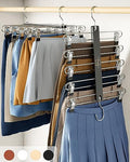 Skirt Hangers Space Saving with Clips (2 Count)