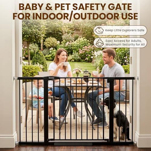 36 58" Extra Wide Baby Gate for Stairs