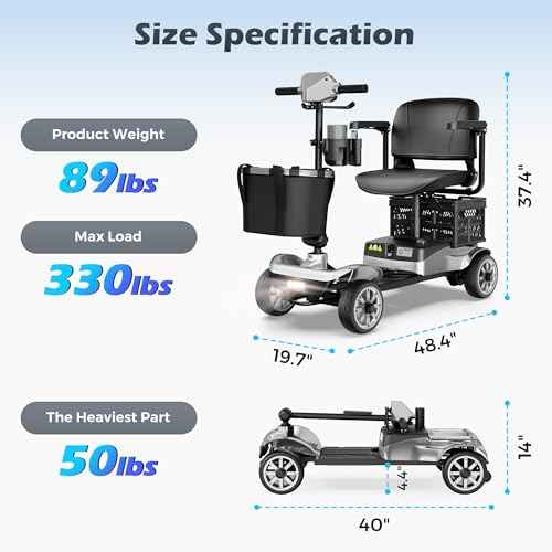 4 Wheel Mobility Scooter for Adults