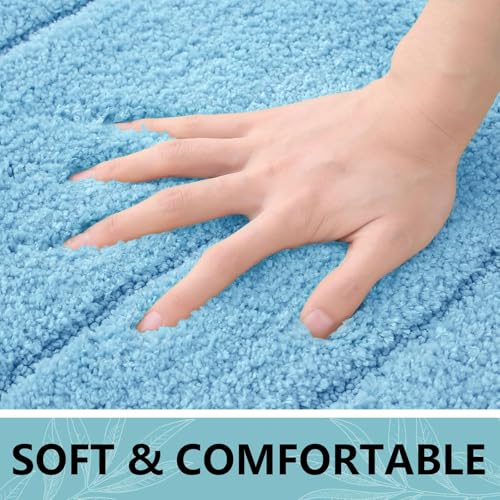 Microfiber Bathroom Rugs 24x16