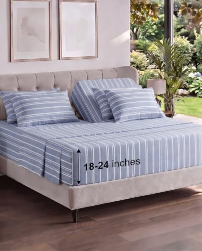 Extra Deep Flex Top Split Head King Sheet Set
