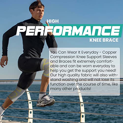 Compression Knee Brace for Women & Men (2 Count)