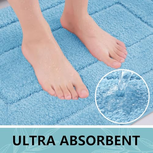 Microfiber Bathroom Rugs 24x16