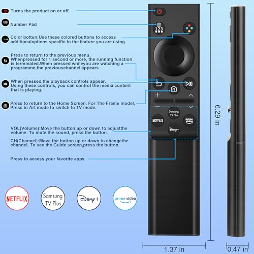 for Samsung TV Remote Control Replacement Universal for BN59