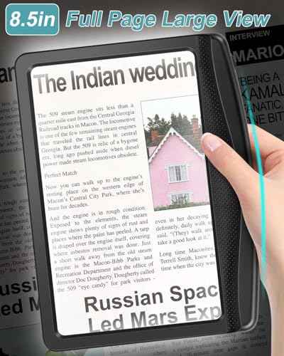 Rechargeable Magnifying Glass with Light for Reading