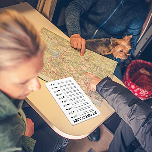 1 Pack Rv Checklist Board to Do List Boards Plastic Chore Chart Memo Checklist Boards with Slider Portable Daily Affairs Detachable Schedule Planner for Home Office Check Items Accessories