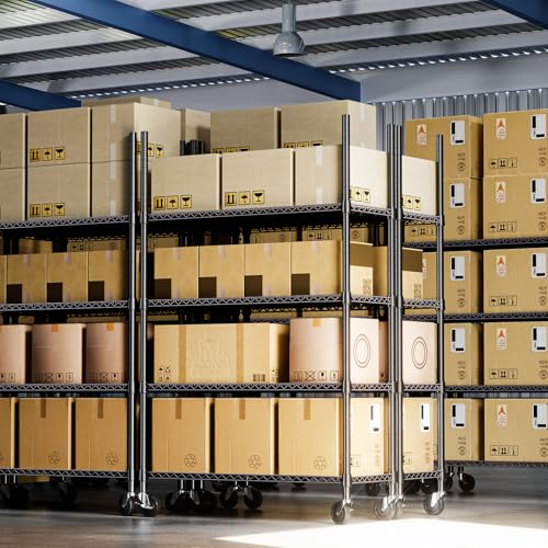 Wire Shelving Unit with Wheel