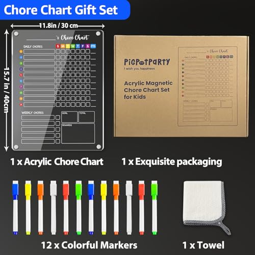 Acrylic Magnetic Chore Chart for Kids