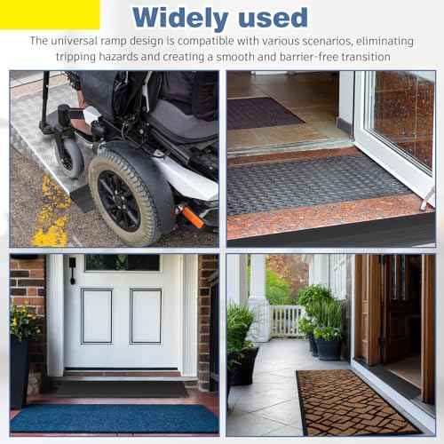 1 Pack 1 Inch Threshold Ramps for Doorways