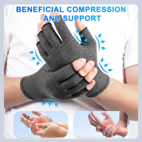 2 Pair Arthritis Compression Gloves for Hand Arthritis (2 Count)