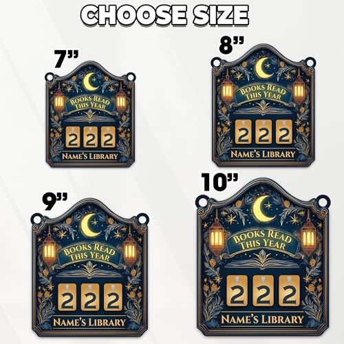 Personalized Books Read This Year Wooden Sign